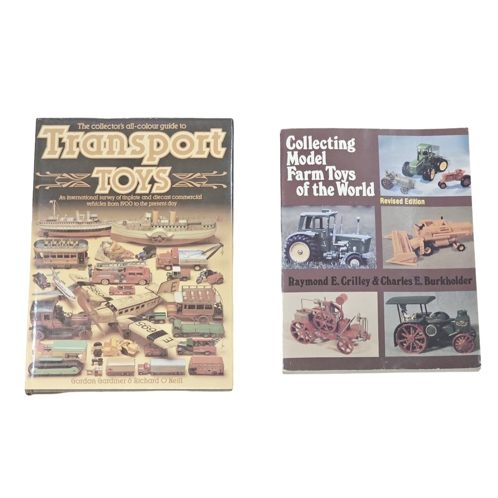 Set‎ Of 2 Books: Transport Toys And Collecting Model Farm Toys Of The World